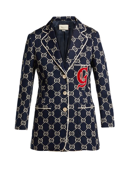 GG-logo cotton blazer | Gucci | MATCHESFASHION UK