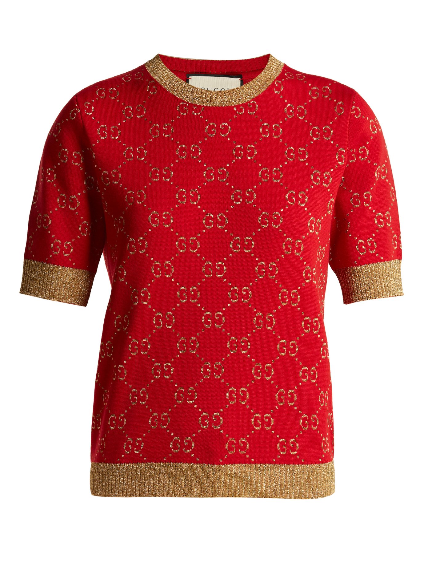 red gucci sweater