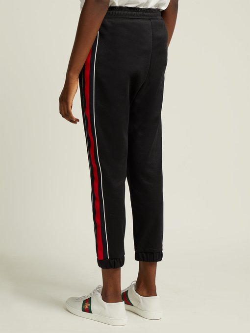 gucci side stripe pants