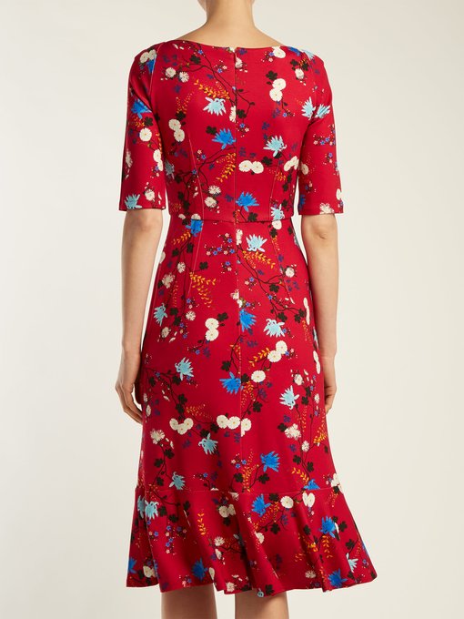 Glenys Hideko-print jersey dress | Erdem | MATCHESFASHION UK