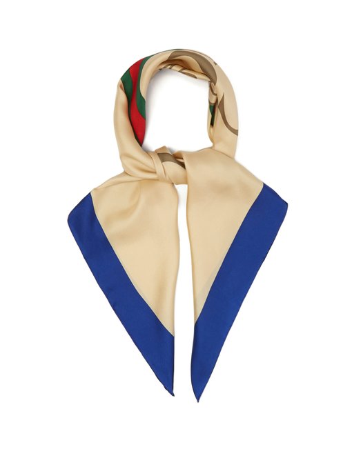 gucci logo scarf