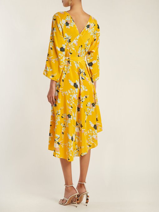 Eloise silk wrap dress | Diane Von 