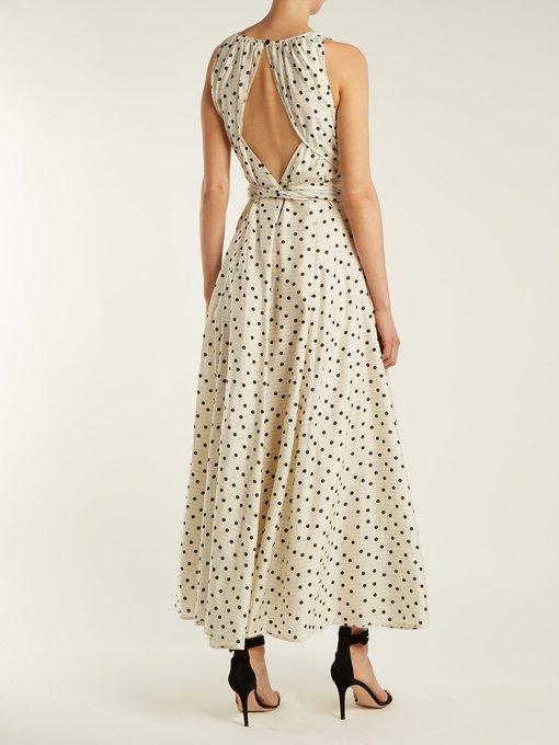 Polka-dot silk dress | Diane Von Furstenberg | MATCHESFASHION UK