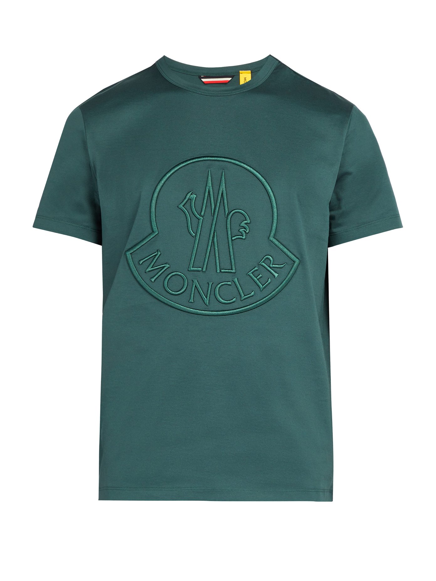 moncler embroidered t shirt