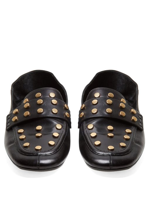 Feenie collapsible-heel leather loafers | Isabel Marant | MATCHESFASHION AU