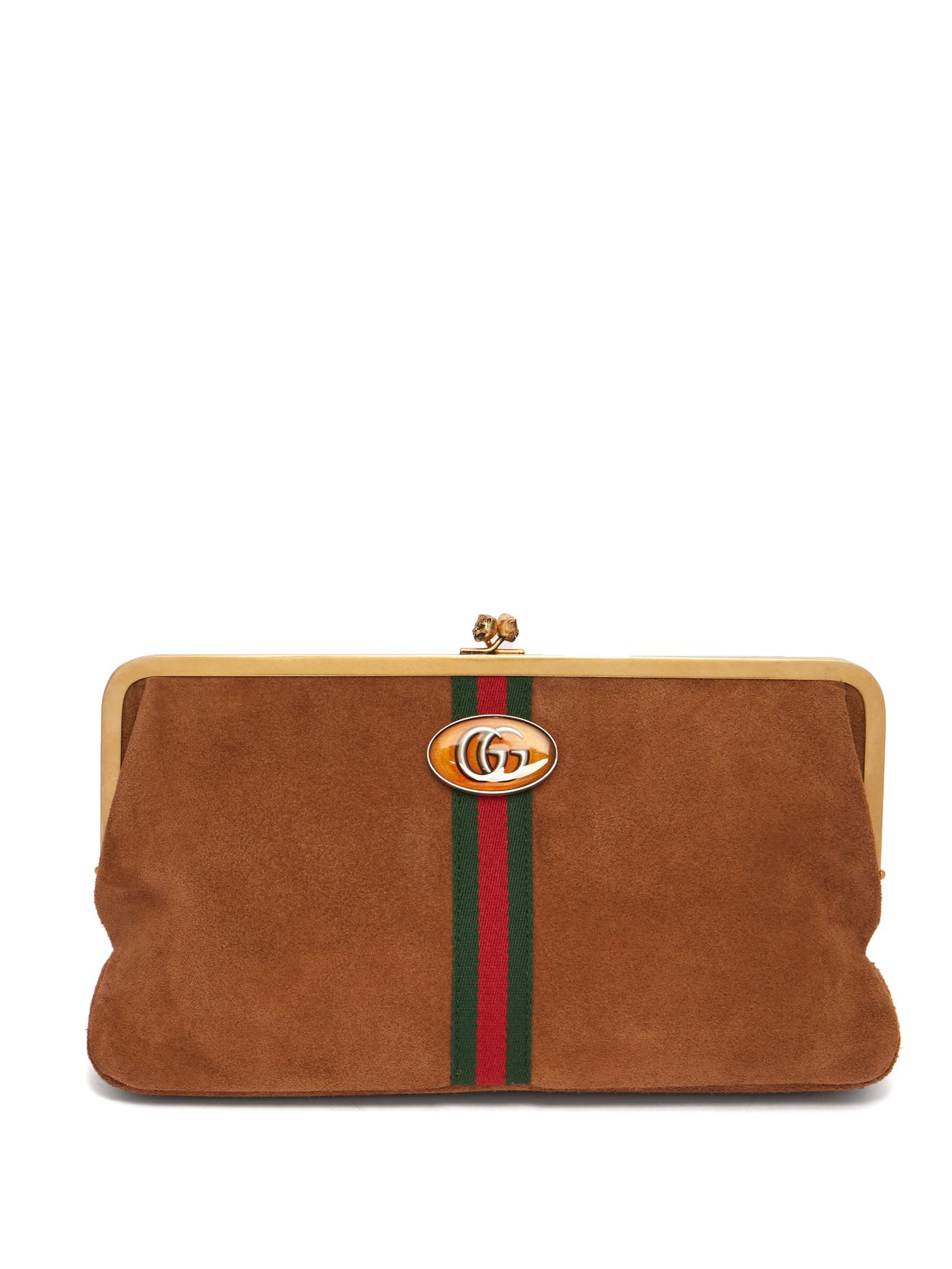 Gucci（グッチ）Ophidia GG suede clutch bag 