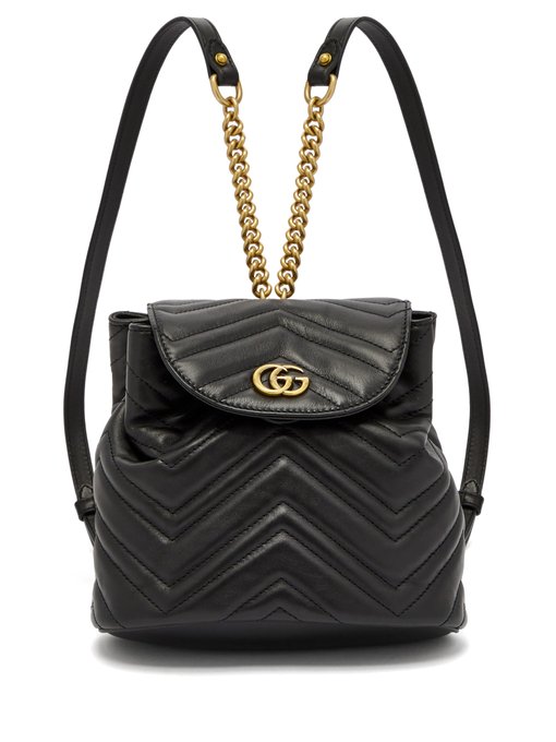 gg marmont quilted leather backpack price