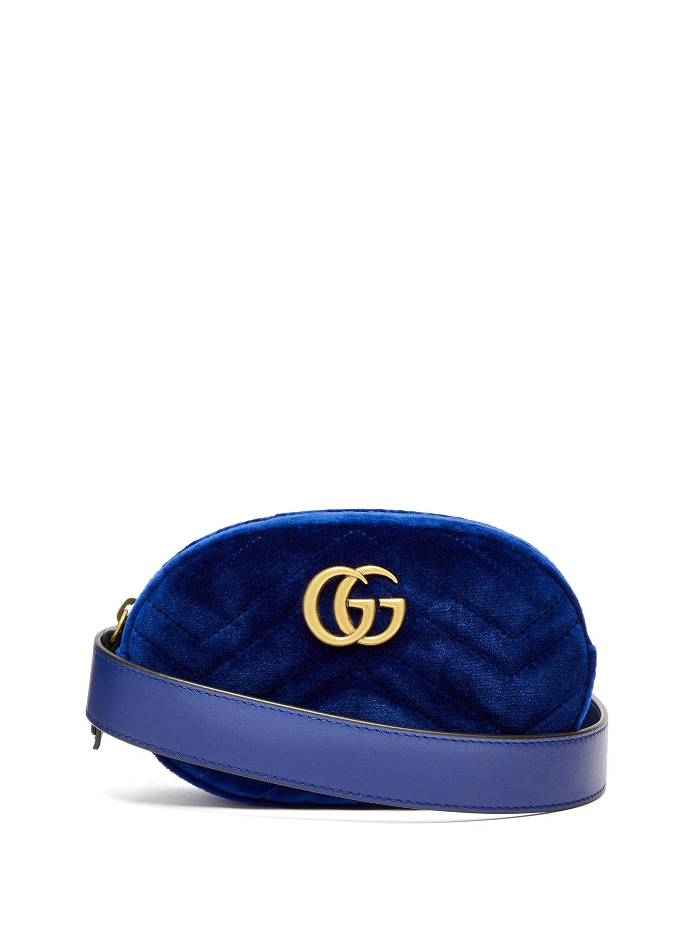 GG Marmont velvet belt bag | Gucci 