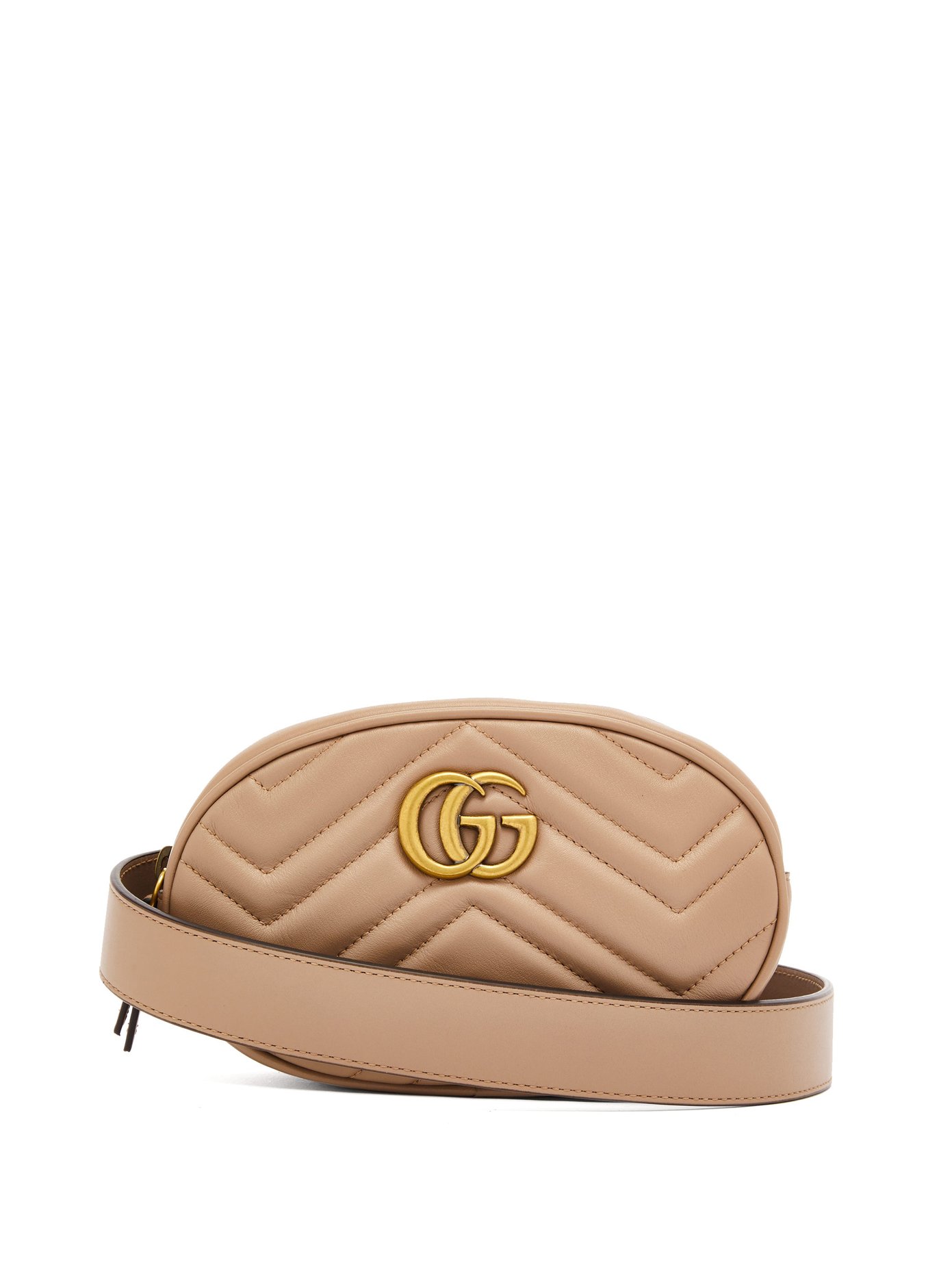 gg marmont quilted leather belt bag
