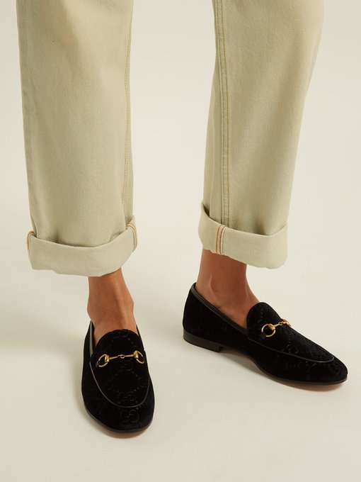 Jordaan GG velvet loafers | Gucci 