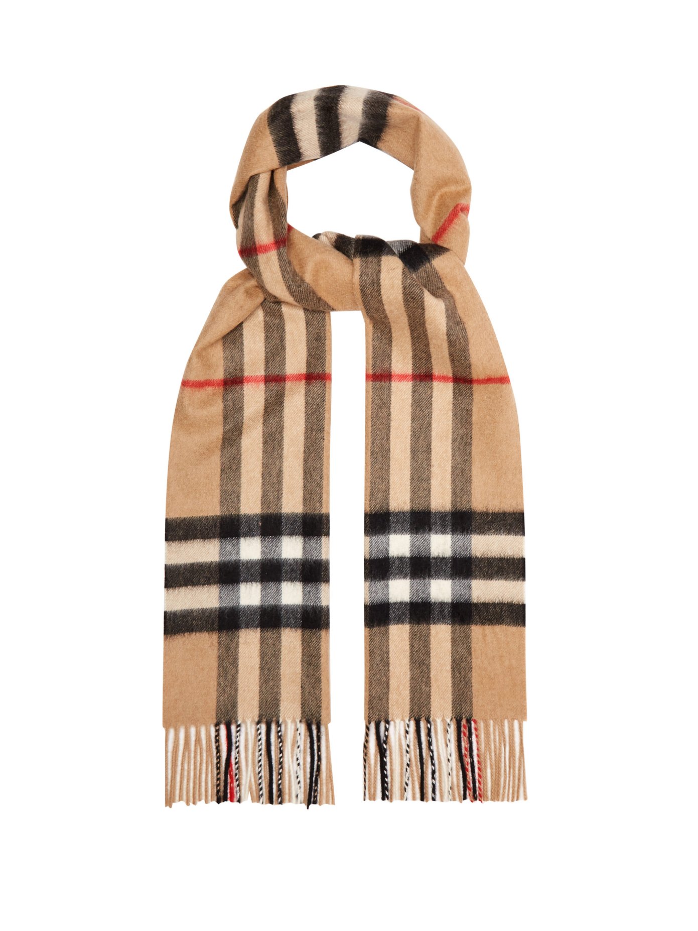 House-check cashmere scarf | Burberry 