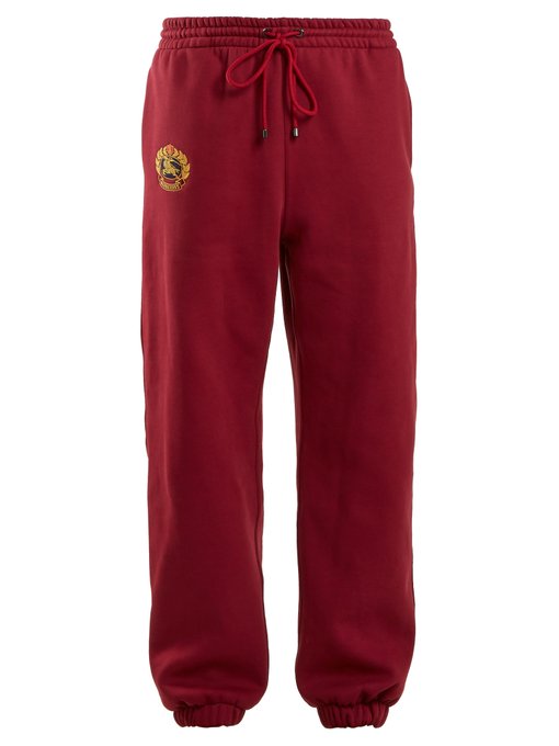 burberry pants red