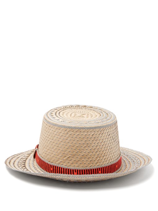 Juan striped straw hat展示图
