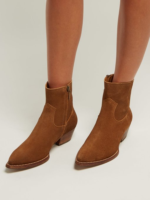 Lukas western suede ankle boots | Saint 