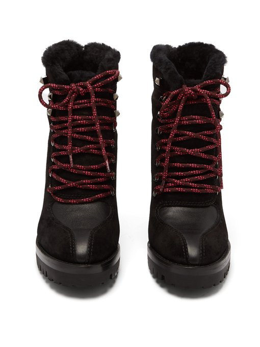 valentino fur boots