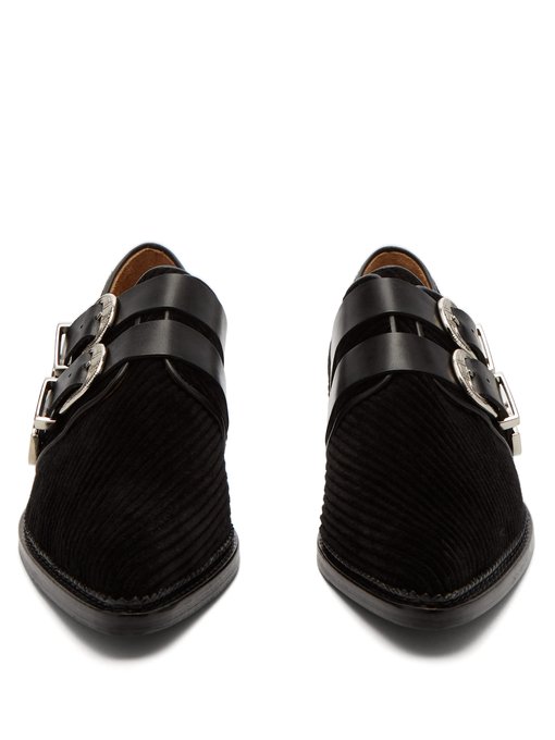 Corduroy double-buckle loafers | Toga 