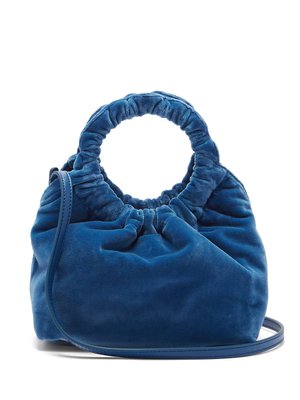 the row velvet bag