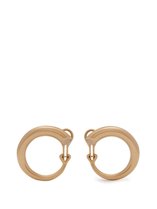 Charlotte Chesnais Monie gold vermeil hoop earrings