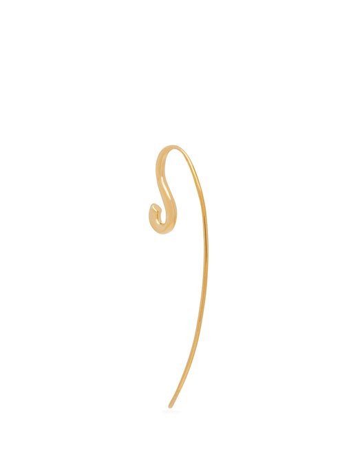 Gold-plated hook single earring展示图
