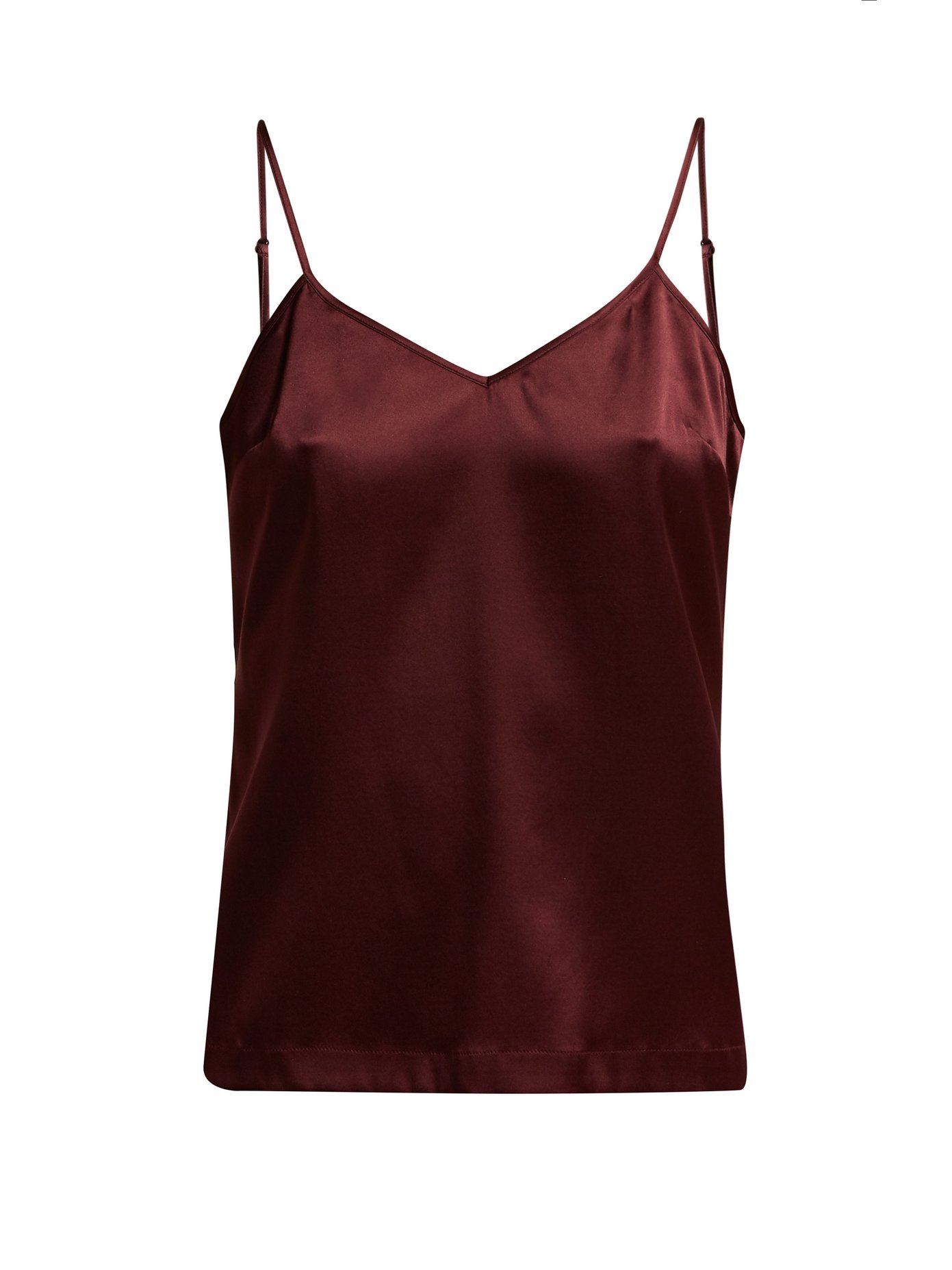 maroon cami top