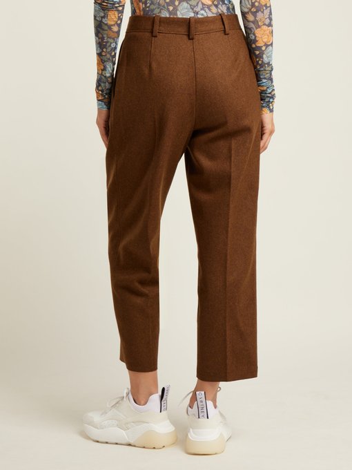 acne tapered trousers