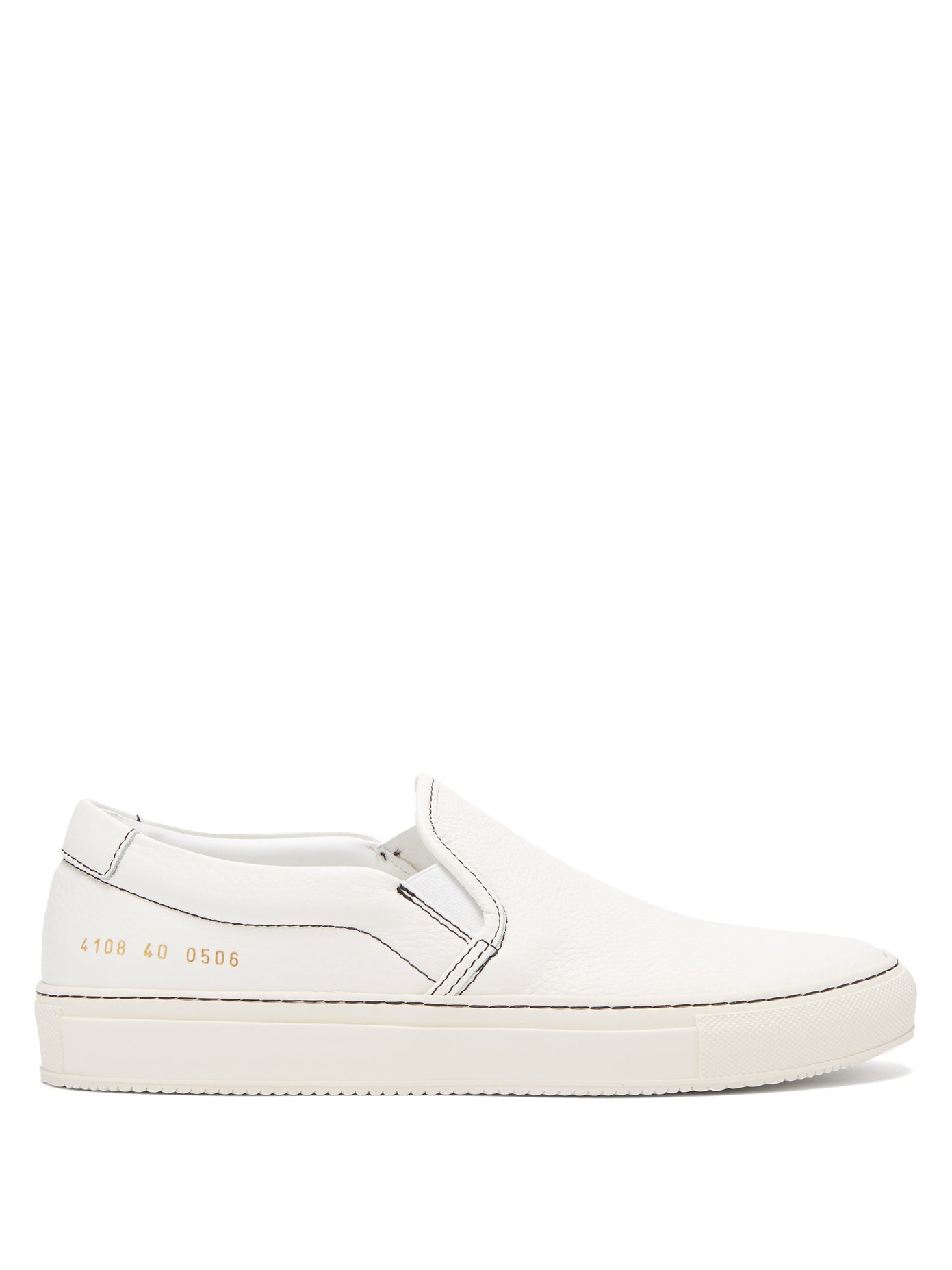 Leather slip-on trainers | Common 