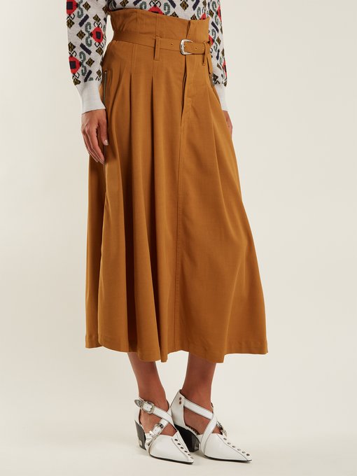 High-rise belted maxi skirt | Toga | MATCHESFASHION UK
