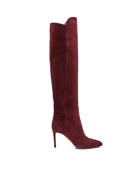 aquazzura knee high boots