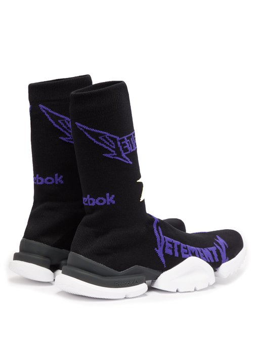 X Reebok high-top sock trainers展示图