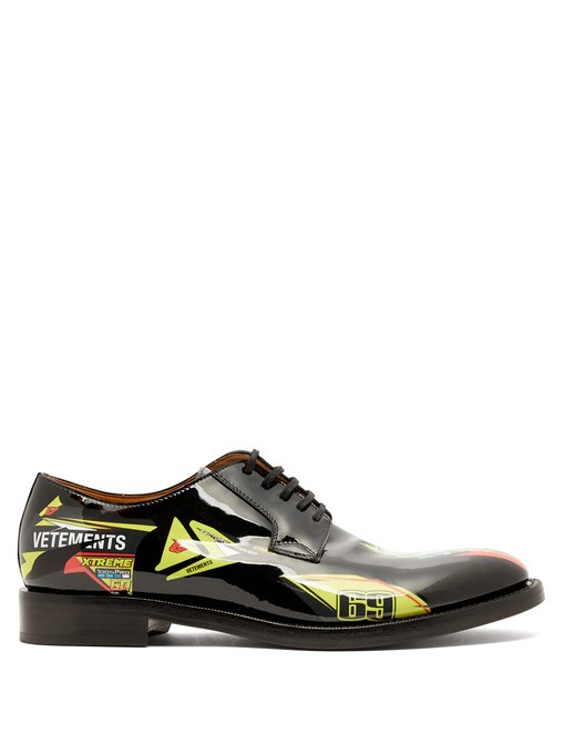 Race leather derby shoes | Vetements 