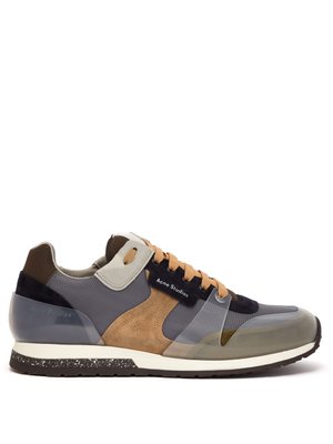 Jimmy Label low-top leather trainers 