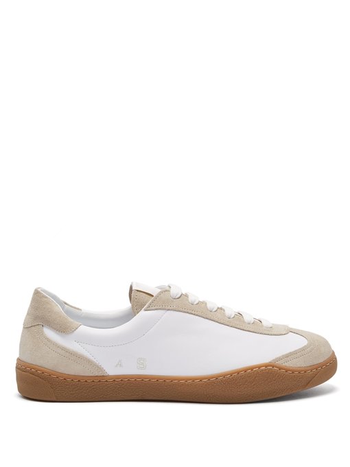 Lars leather and suede trainers | Acne 