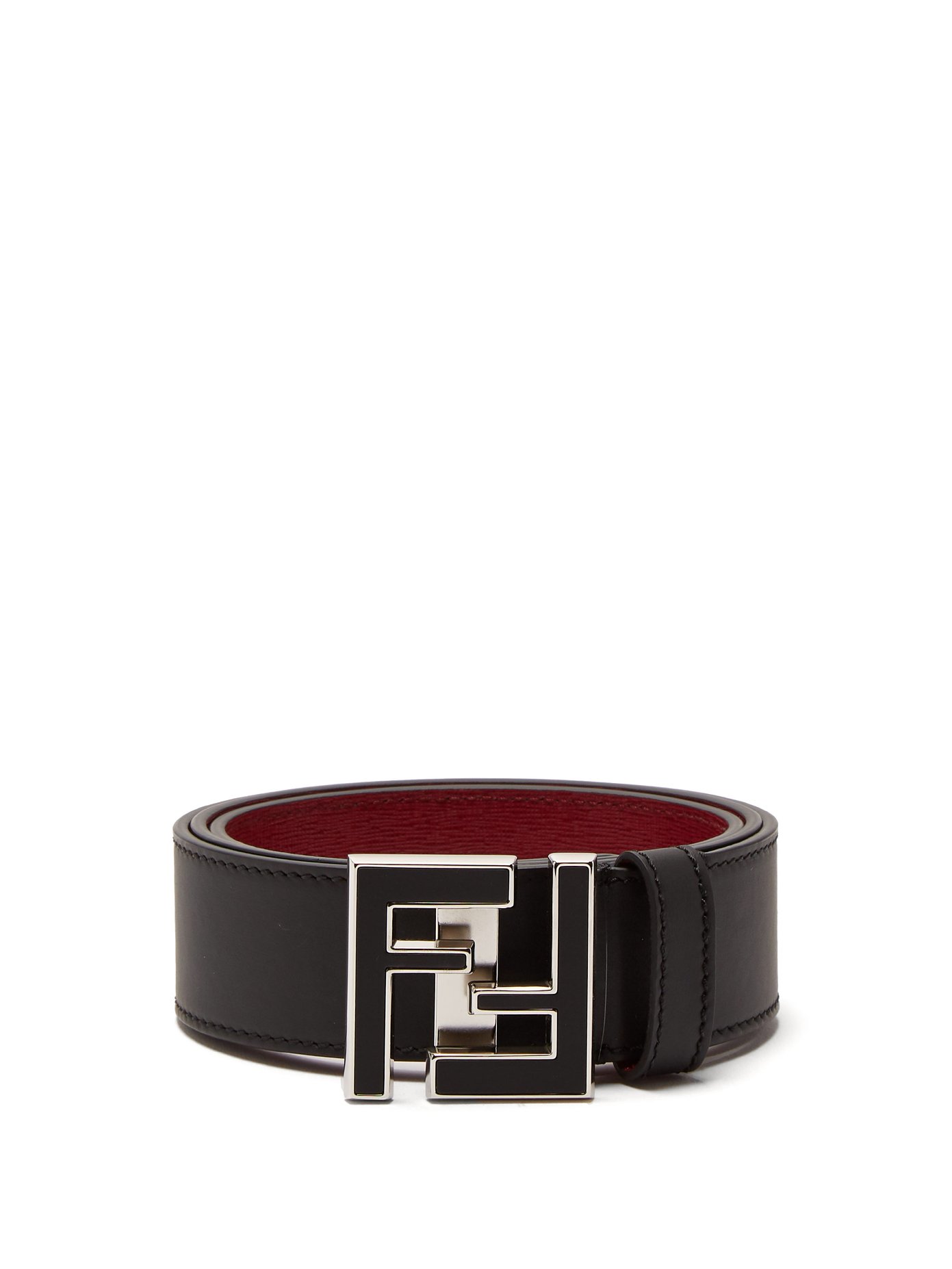 FF logo-buckle leather belt | Fendi 