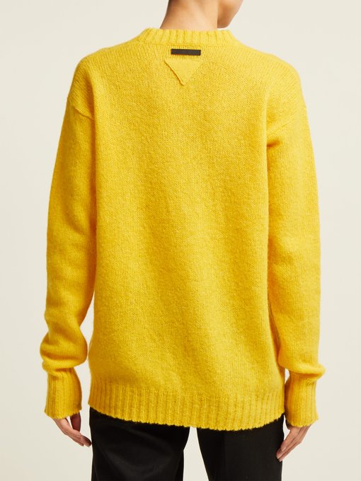 Shetland intarsia-knit wool sweater | Prada | MATCHESFASHION UK