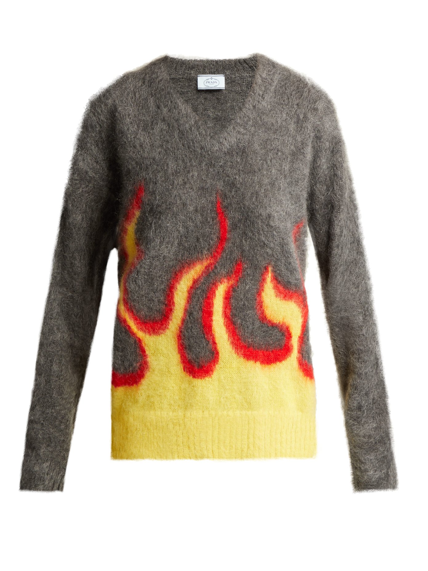 prada flames sweater