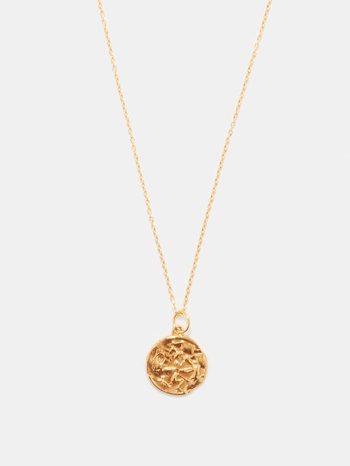 Alighieri Sagittarius gold-plated necklace