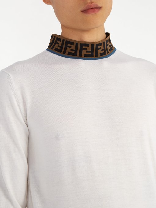 fendi high neck sweater