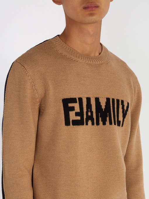 fendi family sweater blackish