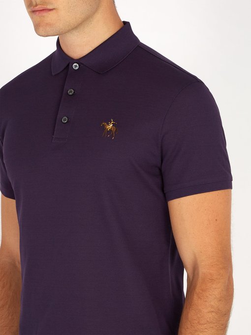 ralph lauren purple label polo shirt