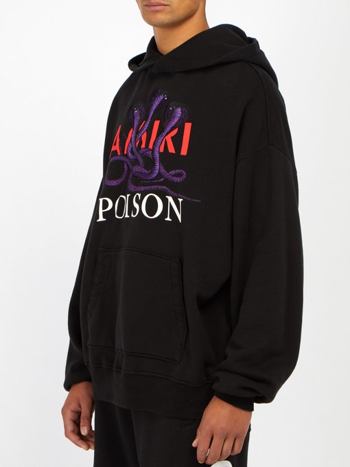amiri poison snake hoodie