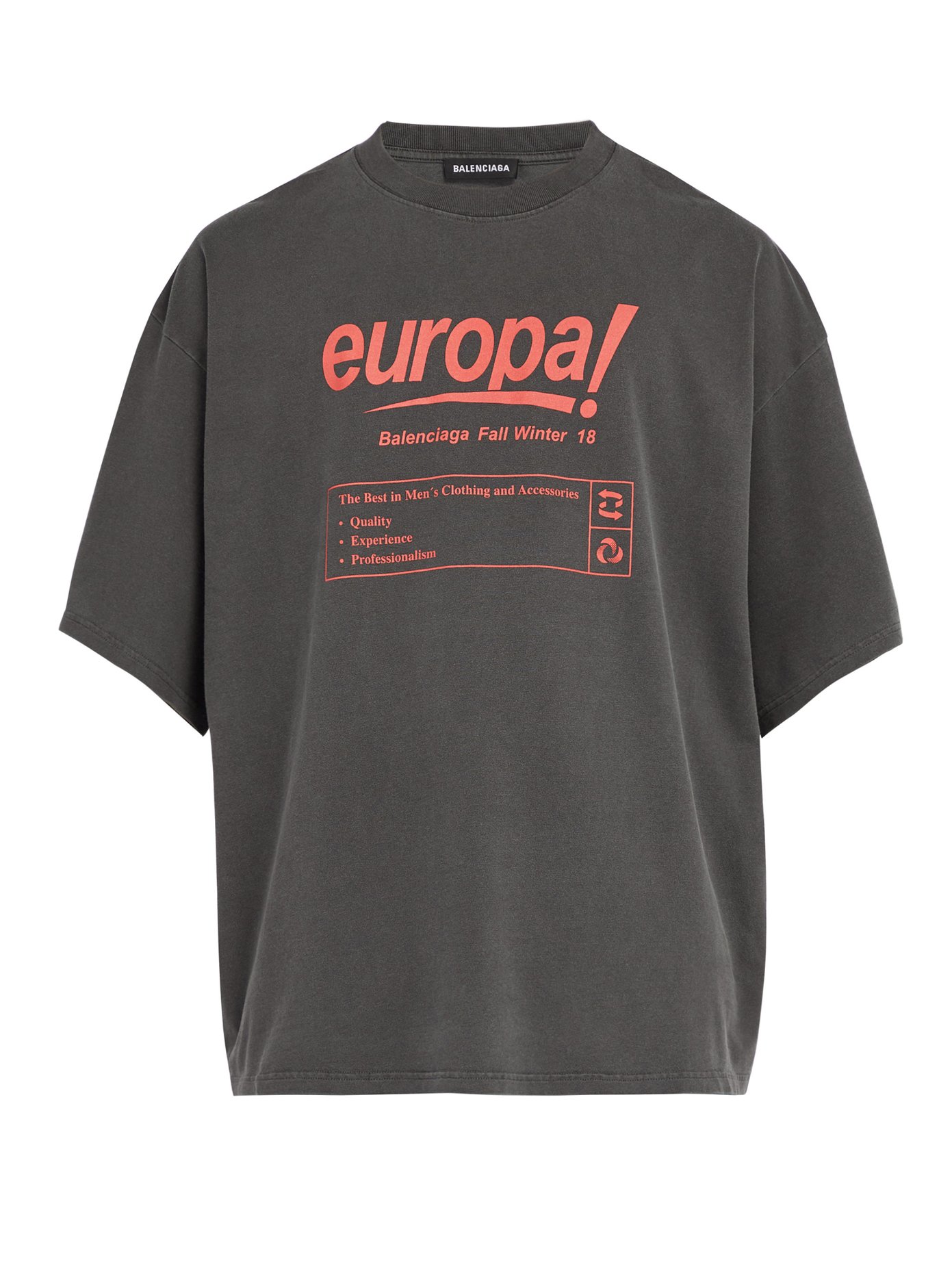 Europa-print cotton T-shirt 