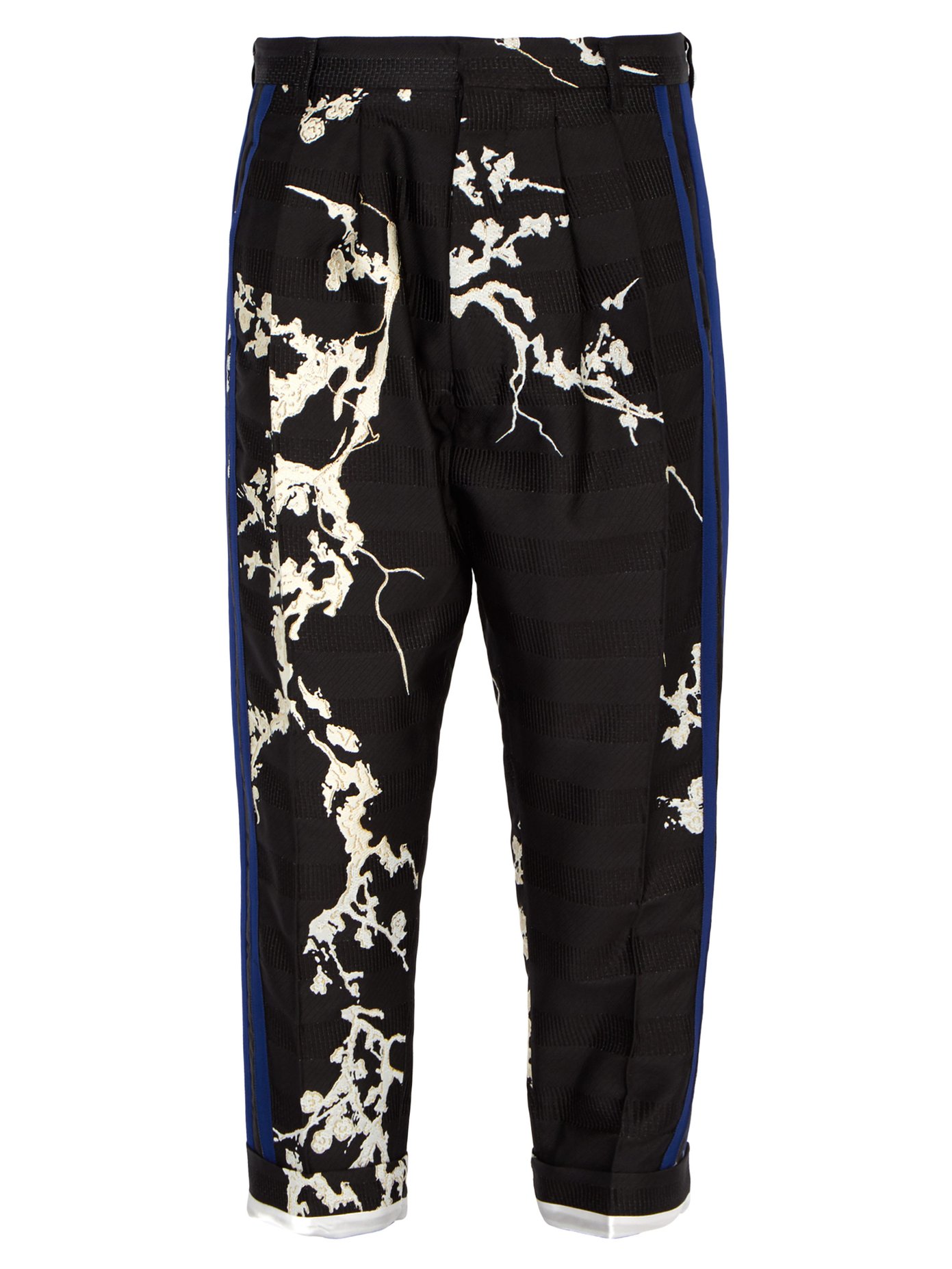 floral tapered trousers