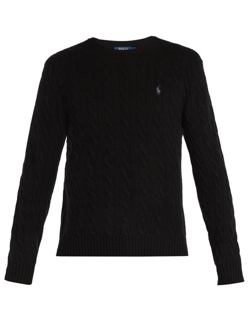 Polo Ralph Lauren Wool-blend cable knit sweater