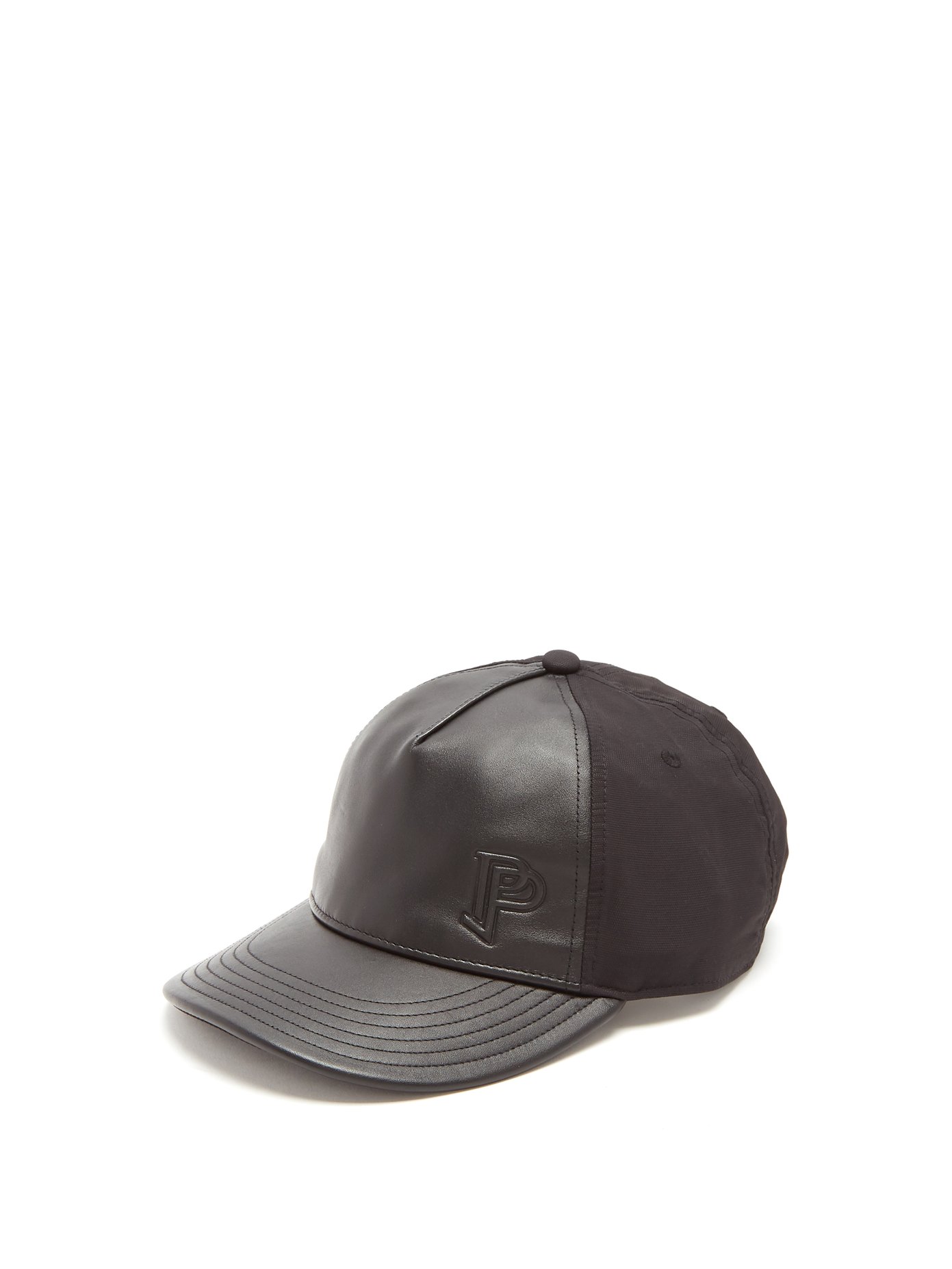 adidas black leather hat