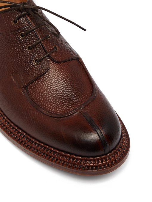 Percy apron leather derby shoes 
