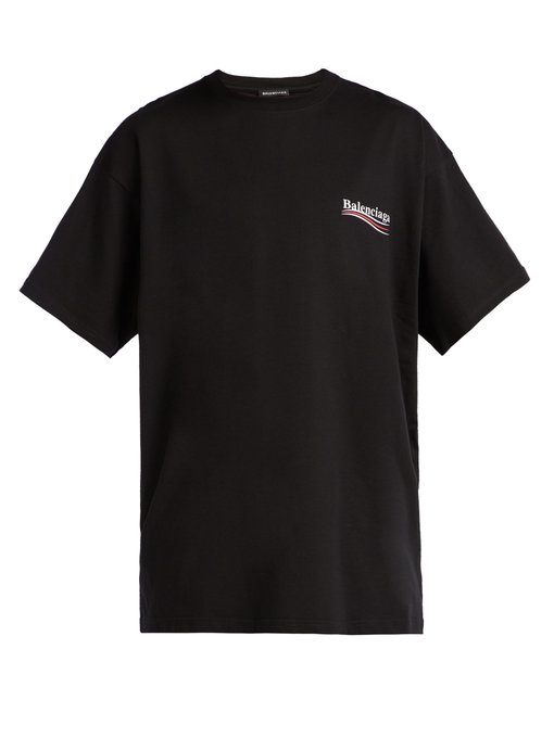 Oversized logo-print cotton T-shirt 