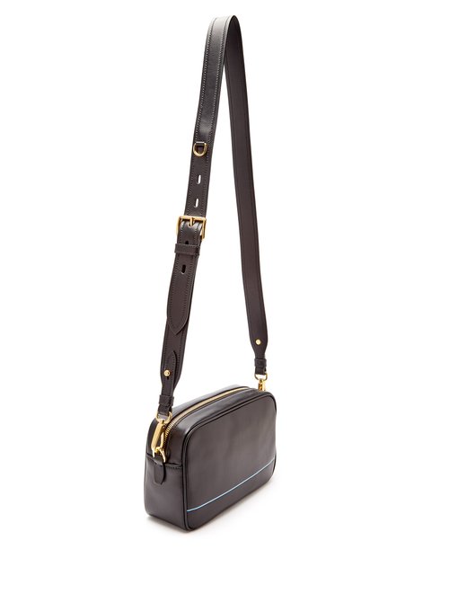 prada mirage leather shoulder bag