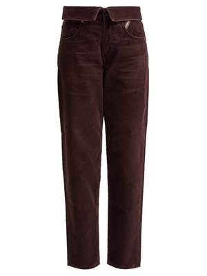 Flip fold-over corduroy jeans | Jean Atelier | MATCHESFASHION UK