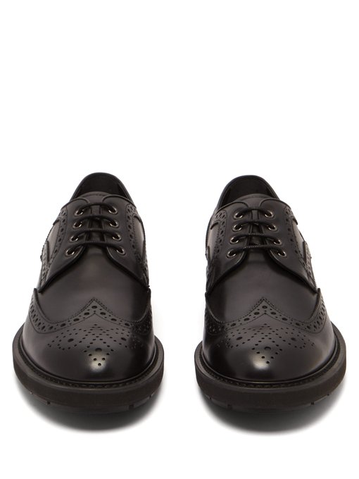 Leather brogue shoes展示图