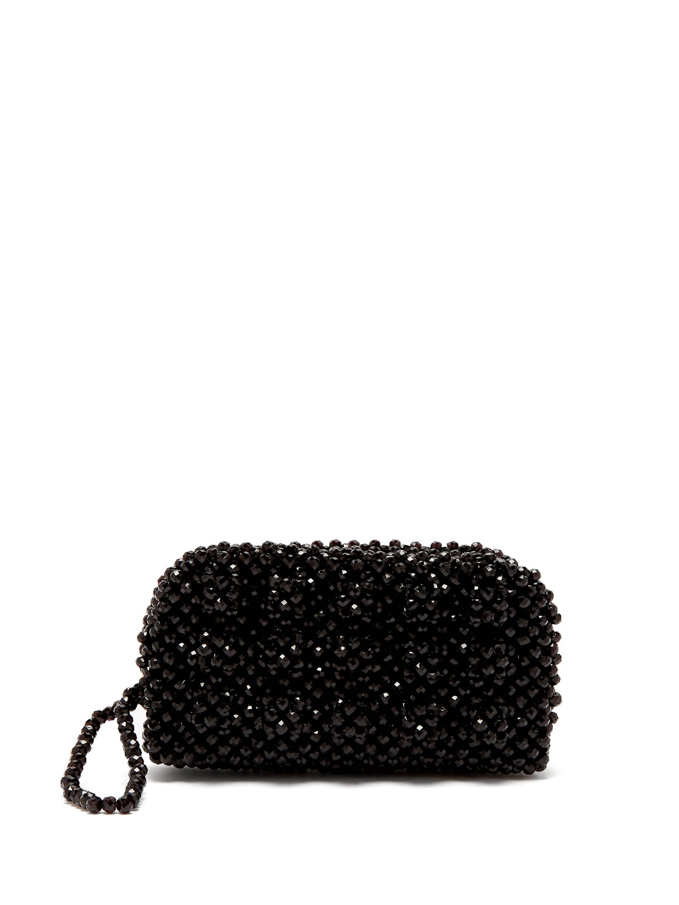 black embellished clutch bag